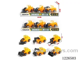 Free-wheel Engineering Vehicle 3PCS