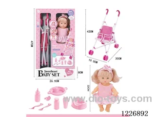 22CM doll with 4 IC included 3*AG13 battery