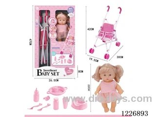 22CM doll with 4 IC included 3*AG13 battery