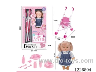 22CM doll with 4 IC included 3*AG13 battery