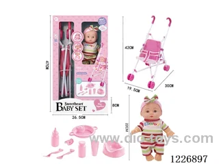 22CM doll with 4 IC included 3*AG13 battery