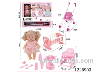 22CM doll with 4 IC included 3*AG13 battery