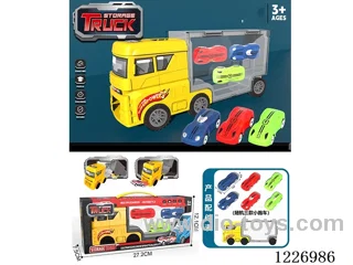 Free wheel storage cargo car + sports car *3