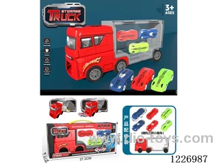 Free wheel storage cargo car + sports car *3