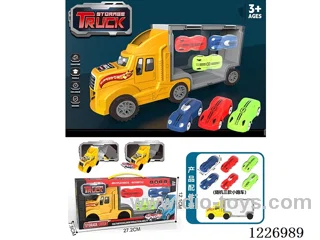 Free wheel storage cargo car + sports car *3