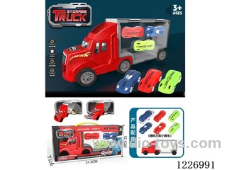 Free wheel storage cargo car + sports car *3