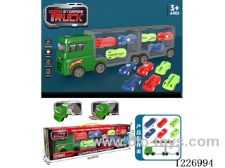 Free wheel storage cargo car + sports car *6