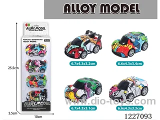 pull back alloy car 4PCS