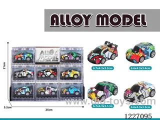 pull back alloy car 8PCS