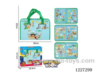 Montessori Early Learning for Kids -Busy Board Pirate Tote