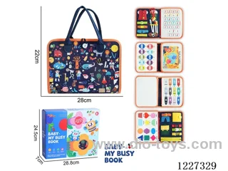 Montessori Early Learning for Kids -5-page Busy Board