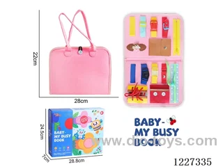 Montessori Early Learning for Kids -Single-page Busy Board