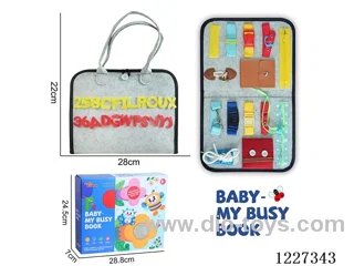 Montessori Early Learning for Kids -Single-page Busy Board
