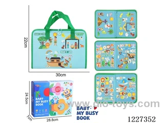 Montessori Early Learning for Kids -Busy Board Pirate Tote