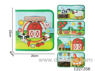 Montessori Early Learning for Kids -Fenced-in Cow Farm Book 5-page