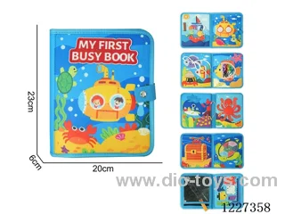 Montessori Early Learning for Kids -Ocean Submarine Book 6 pages