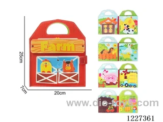 Montessori Early Learning for Kids -Handheld Farm Book 5 pages