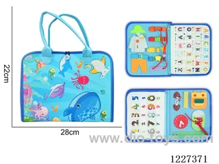 Montessori Early Learning for Kids -3 Page Ocean World with Velcro