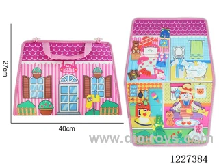 Montessori Early Learning for Kids -Single Page Tote Busy Board