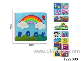 Montessori Early Learning for Kids -Rainbow Busy Book