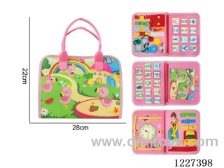 Montessori Early Learning for Kids -5-page Flamingo Busy Book