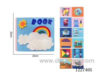 Montessori Early Learning for Kids -Rainbow 1 Busy Book
