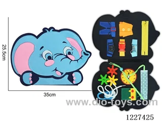 Montessori Early Learning for Kids -Learning Book - One Page Elephants