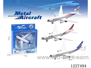 pull back alloy airplane