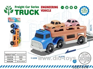 free wheel trailer + 2 inertia cars