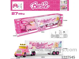 27MHZ 4ch rc container truck with light included battery
