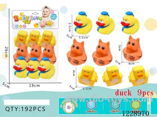 9PCS Vinyl Water Play Toys