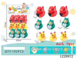 9PCS Vinyl Water Play Toys