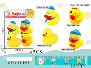 4PCS Vinyl Water Play Toys
