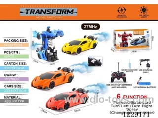1:18 6ch rc car with light /spray  included battery）