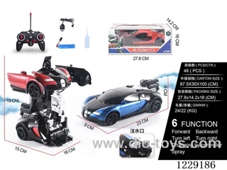 1:18 6ch rc car with spray  included battery）