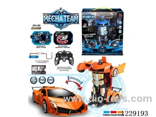 1：14 2.4G 5ch rc transformer car included battery
