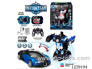 1：18 40MHZ 5ch rc transformer car included battery