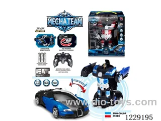 1：18 40MHZ 5ch rc transformer car not included battery