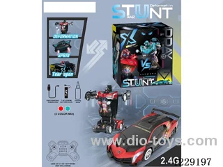 1：8 2.4G rc stunt transformer car W L/M/spray included battery