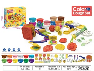 Colored mud set(12 bottles *20g)40PCS