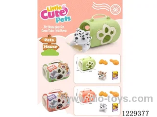 Pet Crate (Plush Speckled Dog)