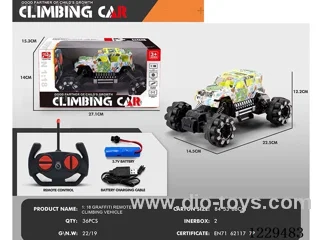 1:18 4ch graffiti RC climbing car included battery