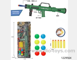 Rocket launcher in blister card