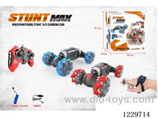 2.4G RC Sensor Watch Stunt Car with Lights(Included Battery) USB Cable