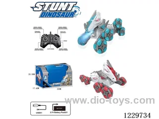 Eight wheel stunt RC machine dinosaur smoke light Included Battery