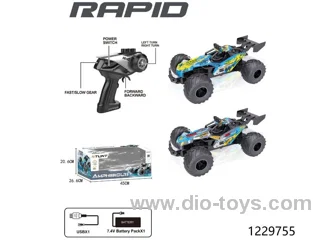 2.4G land and water RC stunt alloy car included battery