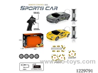 4-Wheel Drive Drifting Vehicle w/ Lights + w/ Charging Pile + included battery