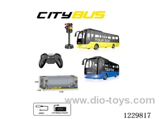 4ch RC Bus + Lights + Street Lights (Included Battery)
