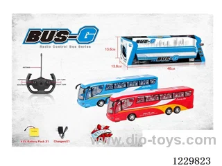 4ch Bus RC Vehicle + Lights (included battery)