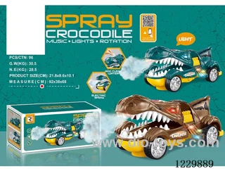 B/O toys with spray